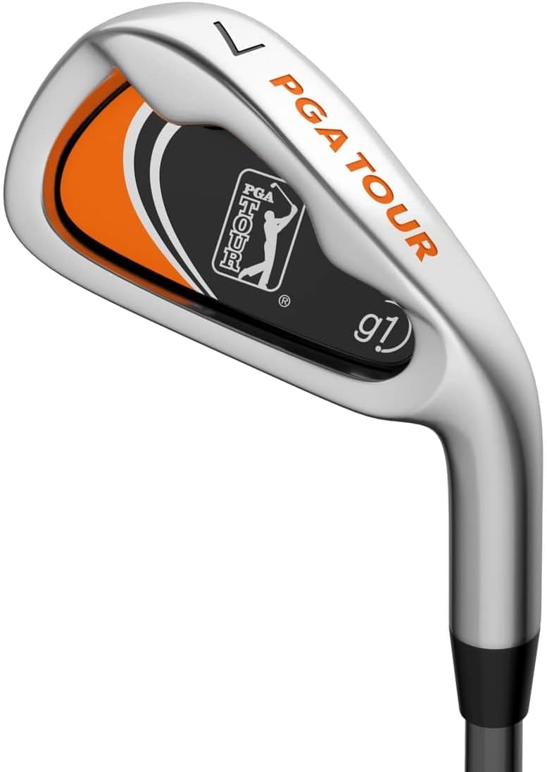 Golfgen PGA Tour by Kids Golf Club – Cavity Backed, Perimeter Weighted Irons & Putter for Junior Golfers, Ideal for Player Heights 5’2”+ – Forgiving Open Stock Irons for Youth Golf Practice - Image 3